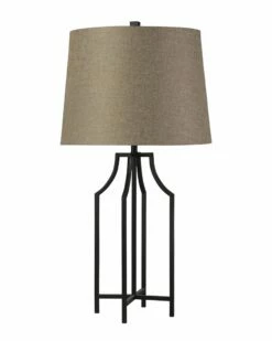 Stylecraft Bronzewood Table Lamp Home Table & Desk Lamps