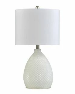 Stylecraft Glass Table Lamp Home Table & Desk Lamps