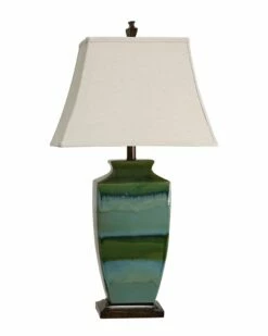 Stylecraft Reactive Glaze Table Lamp Home Table & Desk Lamps