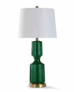 Stylecraft Steel & Glass Table Lamp Home Table & Desk Lamps