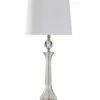 Stylecraft Steel & Glass Table Lamp Home Table & Desk Lamps