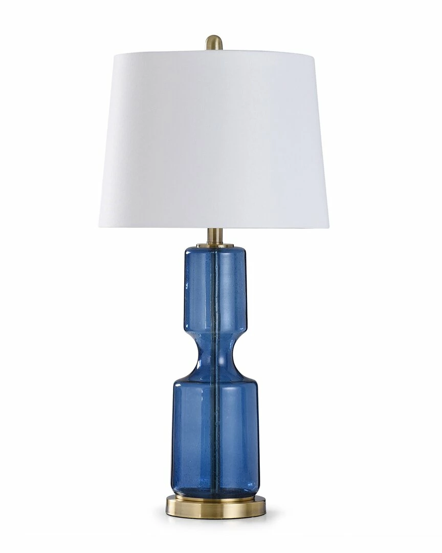 Stylecraft Steel & Glass Table Lamp Home Table & Desk Lamps