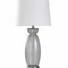 Stylecraft Steel & Glass Table Lamp Home Table & Desk Lamps